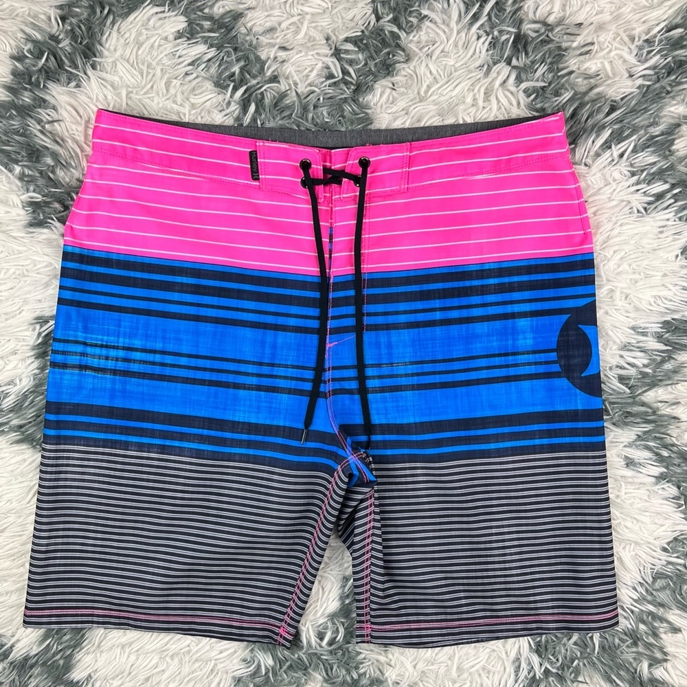 Hurley Men's Multi-Color Board Shorts Size 33